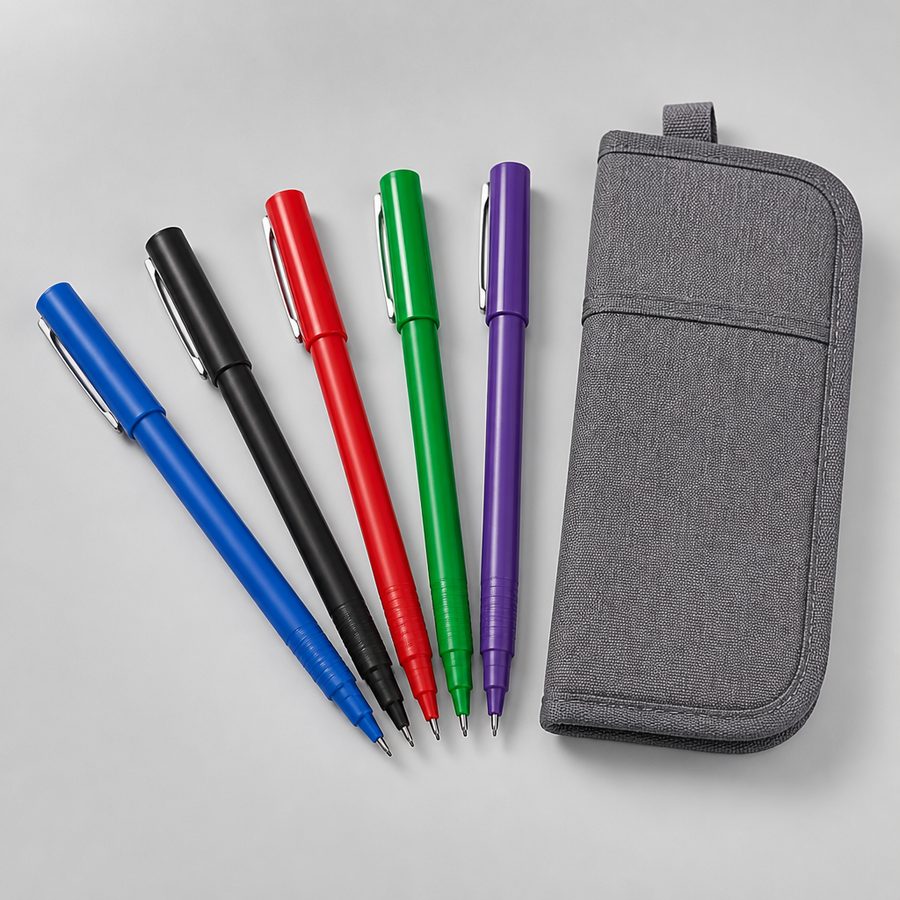 Fine-Tip Direct-Fill Pens — 5 Colour Range — wholesale rate on enquiry